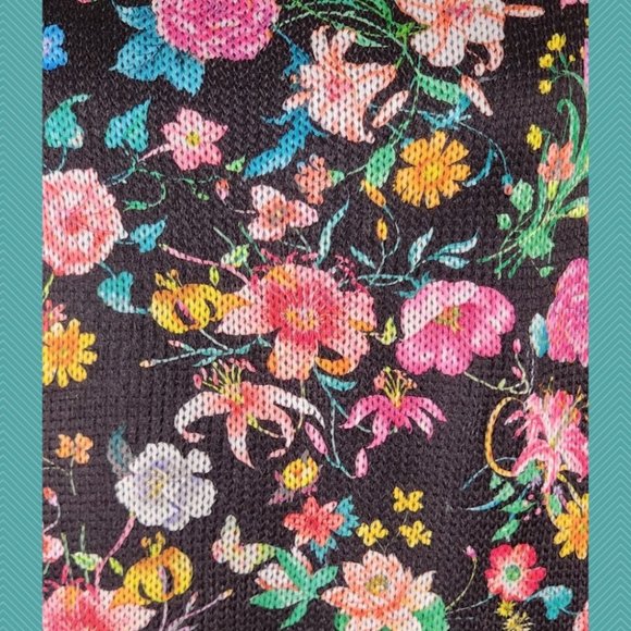 Laggia De Tessitori Colorful Floral Printed Knit Tee - Picture 2 of 5